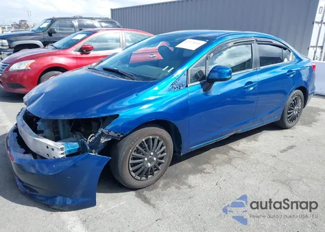 2012 Honda Civic Lx из США, поврежденный, VIN 19XFB2F54CE335762